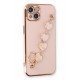 Newface iPhone 14 Plus Kılıf Esila Silikon - Pudra
