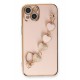 Newface iPhone 14 Plus Kılıf Esila Silikon - Pudra