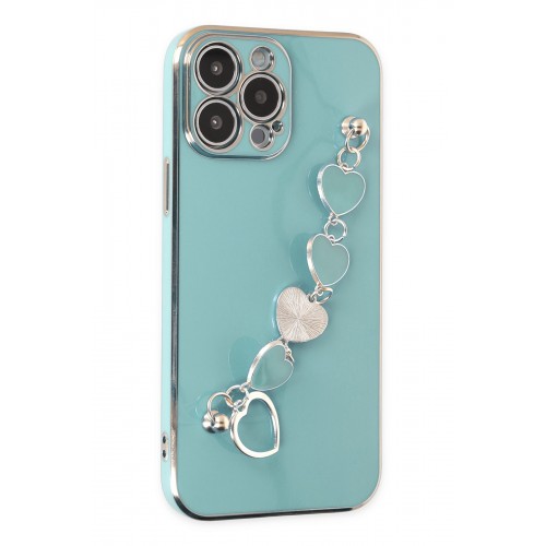 Newface iPhone 13 Pro Max Kılıf Esila Silikon - Su Yeşili Newface iPhone 13 Pro Max Kılıf Esila Silikon - Su Yeşili