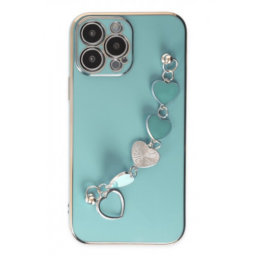 Newface iPhone 13 Pro Max Kılıf Esila Silikon - Su Yeşili Newface iPhone 13 Pro Max Kılıf Esila Silikon - Su Yeşili