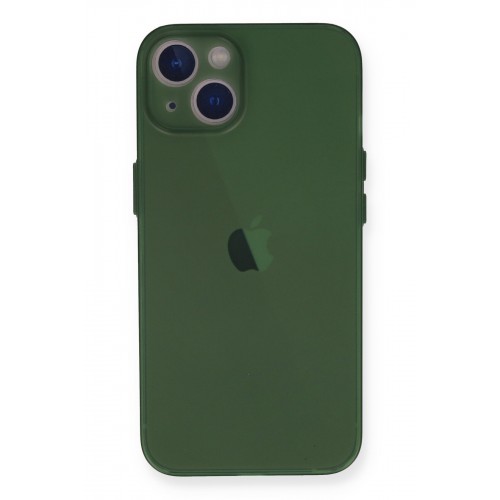 Newface iPhone 14 Kılıf PP Ultra İnce Kapak - Yeşil