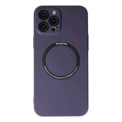 Newface iPhone 12 Pro Kılıf Jack Magneticsafe Lens Silikon - Mor Newface iPhone 12 Pro Kılıf Jack Magneticsafe Lens Silikon - Mor