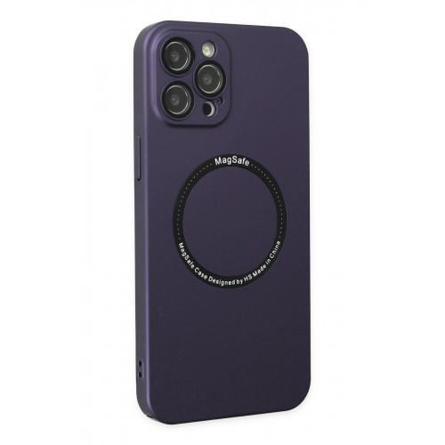 Newface iPhone 12 Pro Kılıf Jack Magneticsafe Lens Silikon - Mor Newface iPhone 12 Pro Kılıf Jack Magneticsafe Lens Silikon - Mor