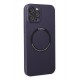 Newface iPhone 12 Pro Kılıf Jack Magneticsafe Lens Silikon - Mor Newface iPhone 12 Pro Kılıf Jack Magneticsafe Lens Silikon - Mor