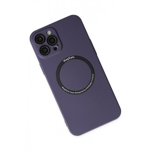 Newface iPhone 12 Pro Kılıf Jack Magneticsafe Lens Silikon - Mor Newface iPhone 12 Pro Kılıf Jack Magneticsafe Lens Silikon - Mor