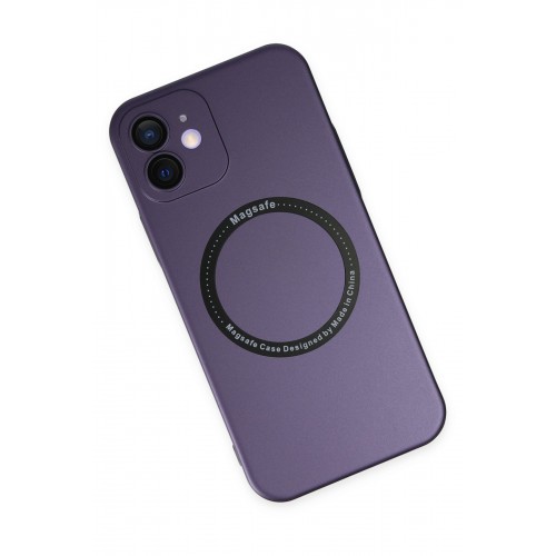 Newface iPhone 12 Kılıf Jack Magneticsafe Lens Silikon - Mor Newface iPhone 12 Kılıf Jack Magneticsafe Lens Silikon - Mor