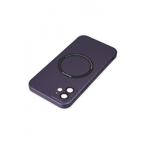 Newface iPhone 12 Kılıf Jack Magneticsafe Lens Silikon - Mor Newface iPhone 12 Kılıf Jack Magneticsafe Lens Silikon - Mor