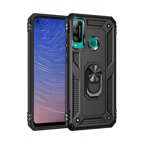 Newface Huawei P40 Lite E Kılıf Sofya Yüzüklü Silikon Kapak - Siyah Newface Huawei P40 Lite E Kılıf Sofya Yüzüklü Silikon Kapak - Siyah