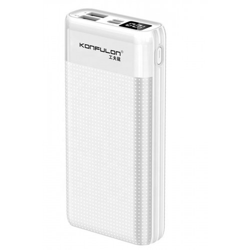 Konfulon A30 Powerbank 15W - Beyaz Konfulon A30 Powerbank 15W - Beyaz