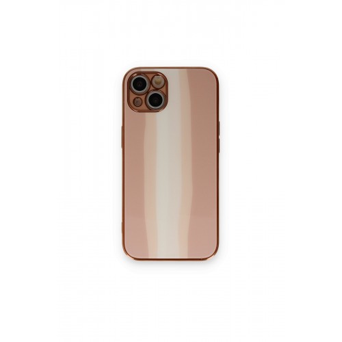 Newface iPhone 14 Plus Kılıf Luna Cam Kapak - Rose Newface iPhone 14 Plus Kılıf Luna Cam Kapak - Rose