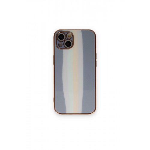 Newface iPhone 14 Plus Kılıf Luna Cam Kapak - Gri Newface iPhone 14 Plus Kılıf Luna Cam Kapak - Gri