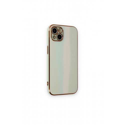 Newface iPhone 14 Plus Kılıf Luna Cam Kapak - Açık Yeşil Newface iPhone 14 Plus Kılıf Luna Cam Kapak - Açık Yeşil