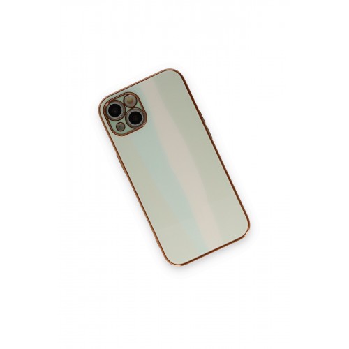Newface iPhone 14 Plus Kılıf Luna Cam Kapak - Açık Yeşil Newface iPhone 14 Plus Kılıf Luna Cam Kapak - Açık Yeşil
