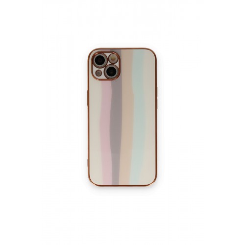 Newface iPhone 14 Plus Kılıf Luna Cam Kapak - Beyaz Newface iPhone 14 Plus Kılıf Luna Cam Kapak - Beyaz