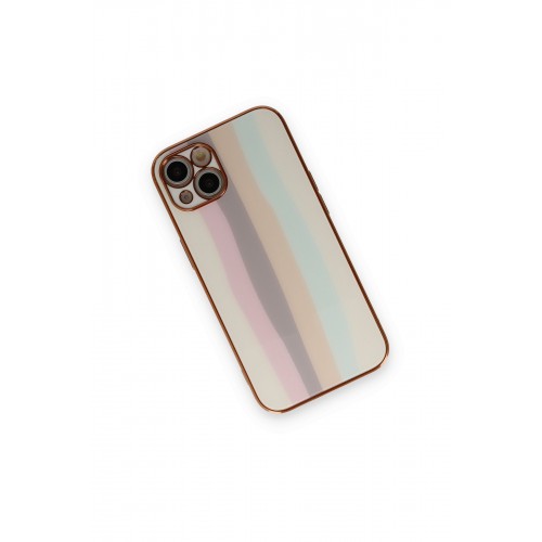 Newface iPhone 14 Plus Kılıf Luna Cam Kapak - Beyaz Newface iPhone 14 Plus Kılıf Luna Cam Kapak - Beyaz