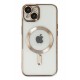 Newface iPhone 14 Plus Kılıf Kross Magneticsafe Kapak - Gold