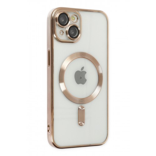 Newface iPhone 14 Plus Kılıf Kross Magneticsafe Kapak - Gold Newface iPhone 14 Plus Kılıf Kross Magneticsafe Kapak - Gold