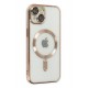 Newface iPhone 14 Plus Kılıf Kross Magneticsafe Kapak - Gold