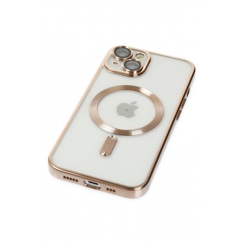 Newface iPhone 14 Plus Kılıf Kross Magneticsafe Kapak - Gold Newface iPhone 14 Plus Kılıf Kross Magneticsafe Kapak - Gold
