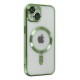 Newface iPhone 14 Plus Kılıf Kross Magneticsafe Kapak - Koyu Yeşil