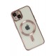 Newface iPhone 14 Plus Kılıf Kross Magneticsafe Kapak - Rose