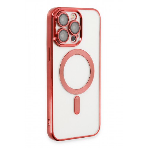 Newface iPhone 14 Pro Kılıf Kross Magneticsafe Kapak - Kırmızı Newface iPhone 14 Pro Kılıf Kross Magneticsafe Kapak - Kırmızı
