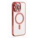 Newface iPhone 14 Pro Kılıf Kross Magneticsafe Kapak - Kırmızı