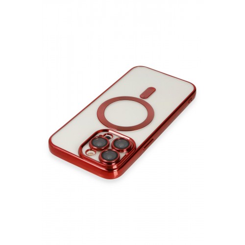 Newface iPhone 14 Pro Kılıf Kross Magneticsafe Kapak - Kırmızı Newface iPhone 14 Pro Kılıf Kross Magneticsafe Kapak - Kırmızı