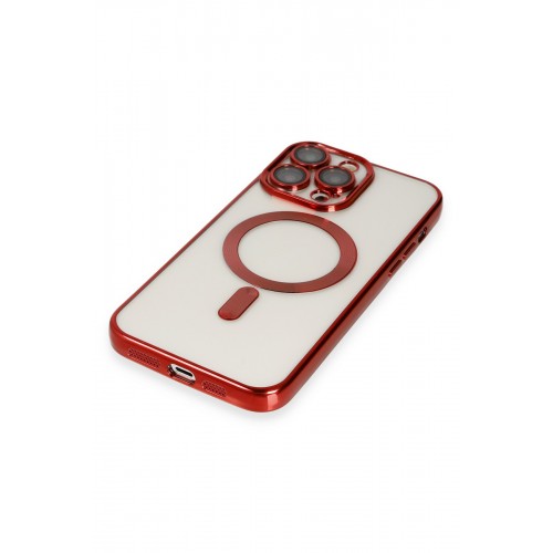 Newface iPhone 14 Pro Kılıf Kross Magneticsafe Kapak - Kırmızı Newface iPhone 14 Pro Kılıf Kross Magneticsafe Kapak - Kırmızı