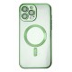 Newface iPhone 14 Pro Kılıf Kross Magneticsafe Kapak - Koyu Yeşil Newface iPhone 14 Pro Kılıf Kross Magneticsafe Kapak - Koyu Yeşil