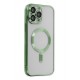 Newface iPhone 14 Pro Kılıf Kross Magneticsafe Kapak - Koyu Yeşil Newface iPhone 14 Pro Kılıf Kross Magneticsafe Kapak - Koyu Yeşil