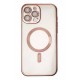 Newface iPhone 14 Pro Kılıf Kross Magneticsafe Kapak - Rose