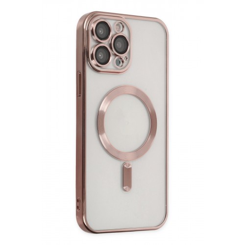 Newface iPhone 14 Pro Kılıf Kross Magneticsafe Kapak - Rose Newface iPhone 14 Pro Kılıf Kross Magneticsafe Kapak - Rose