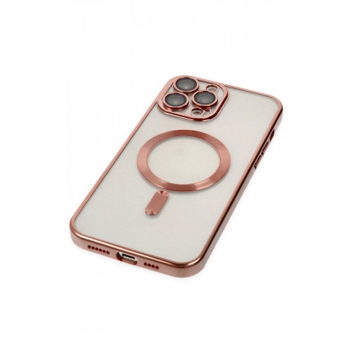 Newface iPhone 14 Pro Kılıf Kross Magneticsafe Kapak - Rose Newface iPhone 14 Pro Kılıf Kross Magneticsafe Kapak - Rose