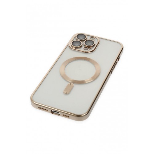 Newface iPhone 14 Pro Max Kılıf Kross Magneticsafe Kapak - Gold Newface iPhone 14 Pro Max Kılıf Kross Magneticsafe Kapak - Gold