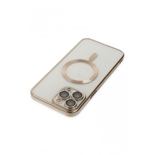 Newface iPhone 14 Pro Max Kılıf Kross Magneticsafe Kapak - Gold Newface iPhone 14 Pro Max Kılıf Kross Magneticsafe Kapak - Gold