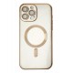 Newface iPhone 14 Pro Max Kılıf Kross Magneticsafe Kapak - Gold