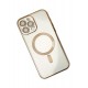 Newface iPhone 14 Pro Max Kılıf Kross Magneticsafe Kapak - Gold