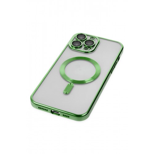 Newface iPhone 14 Pro Max Kılıf Kross Magneticsafe Kapak - Koyu Yeşil Newface iPhone 14 Pro Max Kılıf Kross Magneticsafe Kapak - Koyu Yeşil