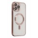 Newface iPhone 14 Pro Max Kılıf Kross Magneticsafe Kapak - Rose