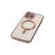 Newface iPhone 14 Pro Max Kılıf Kross Magneticsafe Kapak - Rose