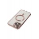 Newface iPhone 14 Pro Max Kılıf Kross Magneticsafe Kapak - Rose