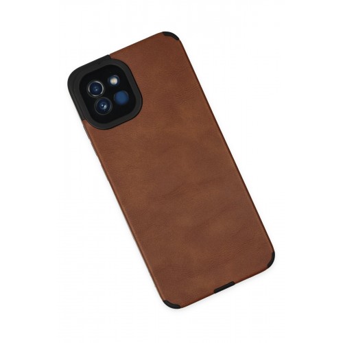 Newface Samsung Galaxy A03 Kılıf Loop Deri Silikon - Kahverengi Newface Samsung Galaxy A03 Kılıf Loop Deri Silikon - Kahverengi