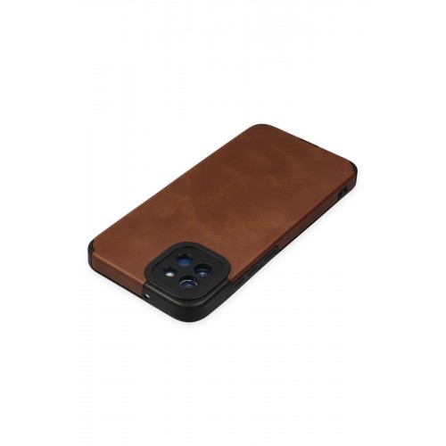 Newface Samsung Galaxy A03 Kılıf Loop Deri Silikon - Kahverengi Newface Samsung Galaxy A03 Kılıf Loop Deri Silikon - Kahverengi