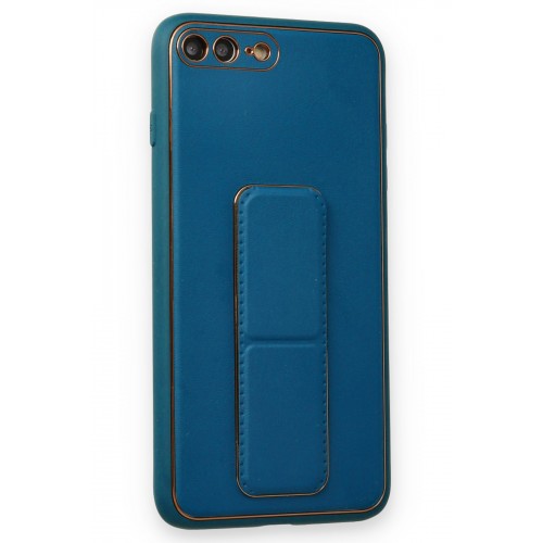 Newface iPhone 8 Plus Kılıf Coco Deri Standlı Kapak - Açık Mavi Newface iPhone 8 Plus Kılıf Coco Deri Standlı Kapak - Açık Mavi