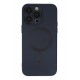 Newface iPhone 13 Pro Max Kılıf Moshi Lens Magneticsafe Silikon - Lacivert