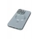 Newface iPhone 14 Pro Kılıf Moshi Lens Magneticsafe Silikon - Sierra Blue