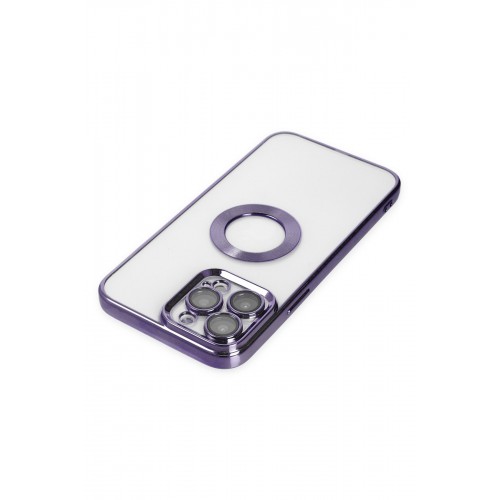 Newface iPhone 14 Pro Kılıf Slot Silikon - Mor Newface iPhone 14 Pro Kılıf Slot Silikon - Mor