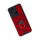 Newface Xiaomi Redmi 10C Kılıf Pars Lens Yüzüklü Silikon - Kırmızı Newface Xiaomi Redmi 10C Kılıf Pars Lens Yüzüklü Silikon - Kırmızı