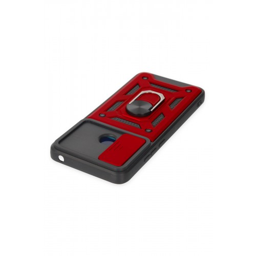 Newface Xiaomi Redmi 10C Kılıf Pars Lens Yüzüklü Silikon - Kırmızı Newface Xiaomi Redmi 10C Kılıf Pars Lens Yüzüklü Silikon - Kırmızı